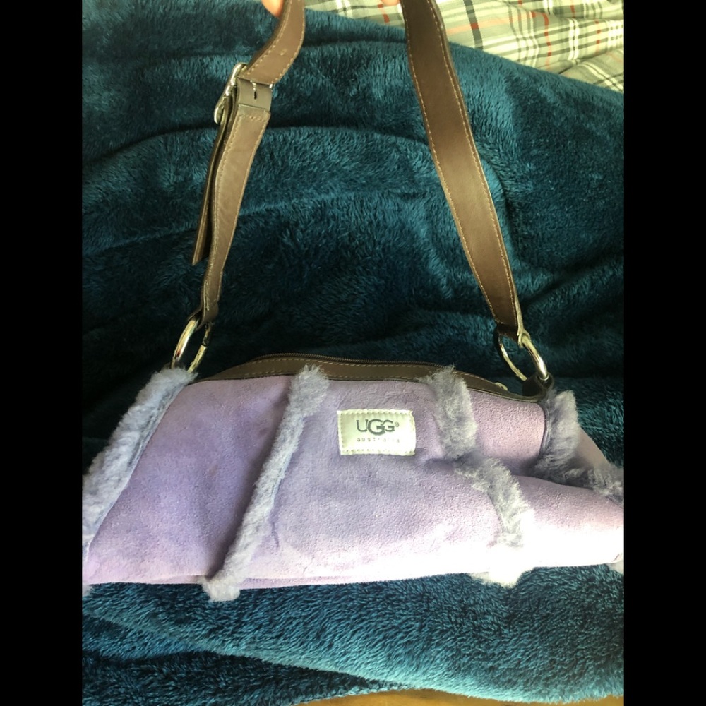Ugg sued purple purse